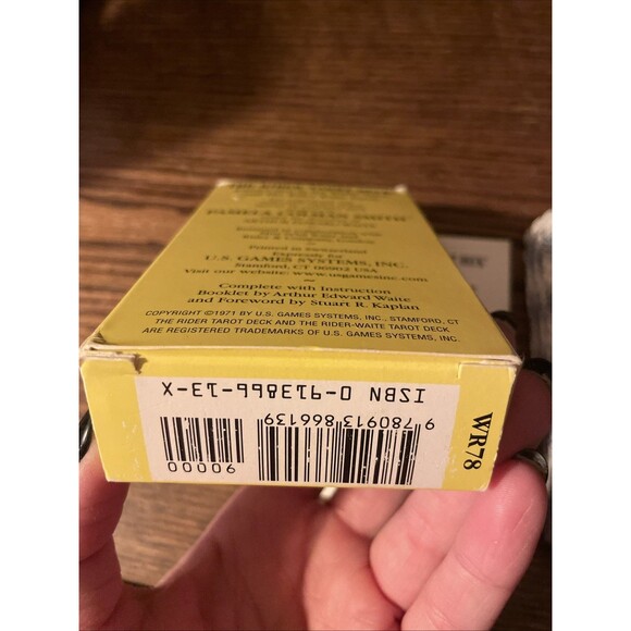 Vintage Rider Waite Tarot Card Deck US Games Italy Smith 1971 Complete 78 VGC - Picture 4 of 8